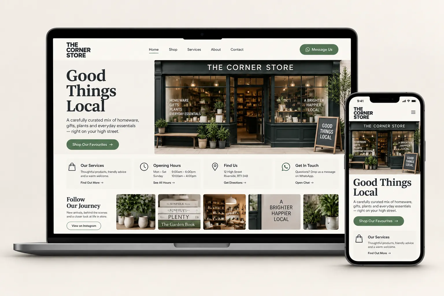 Local Business Starter website design